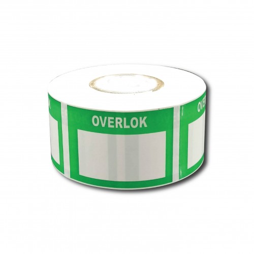 Overlok Uyarı Etiketi