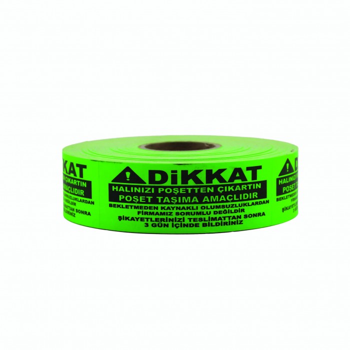 Poşet Uyarı Etiketi